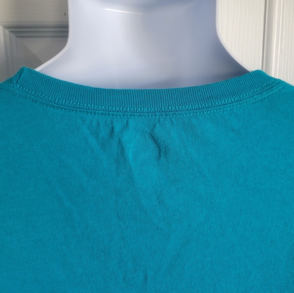 Majestic Miami Dolphins football team teal orange white long sleeve shirt medium - Picture 10 of 16